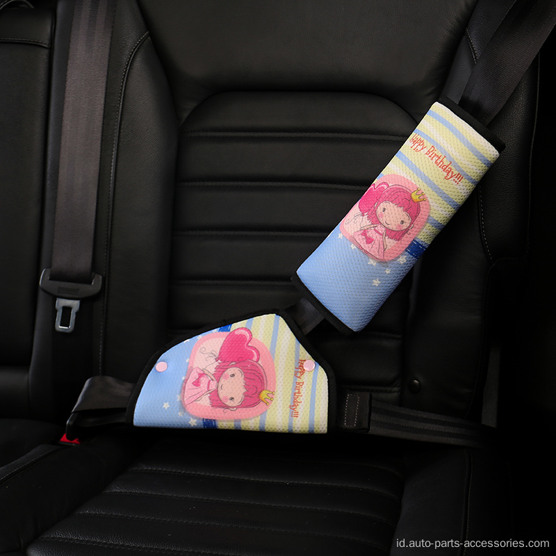 Bantal Kartun Lembut Kursi Sabuk Pengaman Mobil Sabuk Nyaman