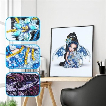 Großhandel Custom 5d Diamond Painting Cartoon Girl