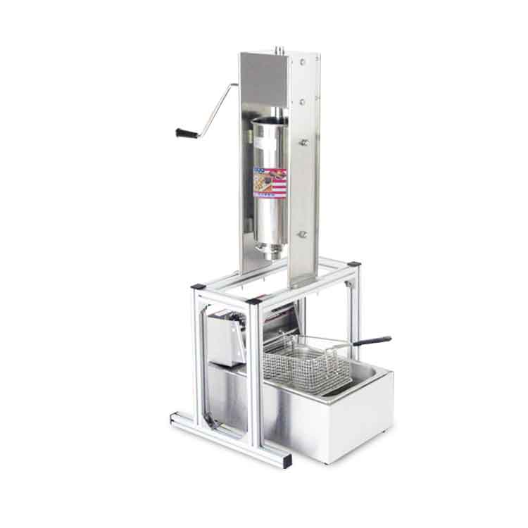 5L churros machine with 6L capacity fryer machine for sale