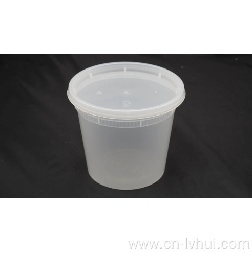 20oz PP Soup Containers with PE Lids