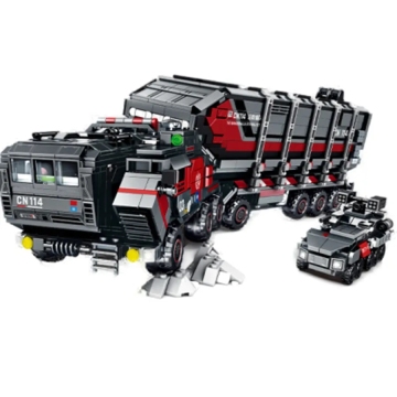 Senbao 107101 Wandering Earth Authorized CN114 Box Truck Plastic Puzzle Building Block Toy