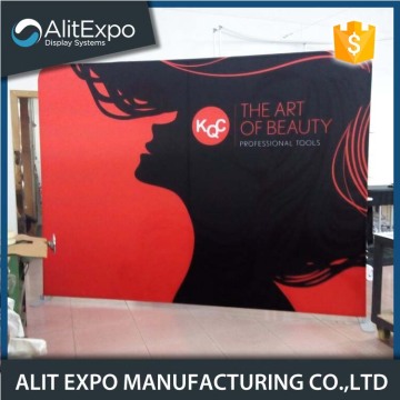 Customized exhibition tension fabric display backdrop booth