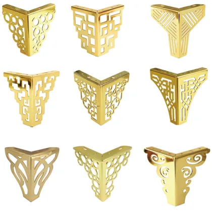 13cm Gold Furniture Hardware Metal Sofa Legs