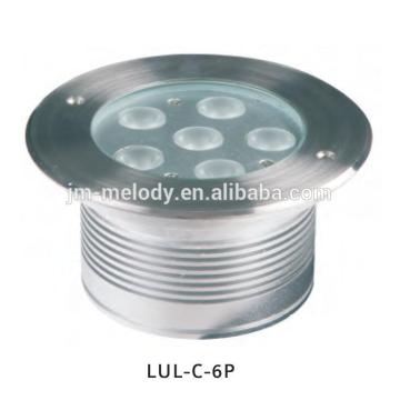 18W 18X1W Waterproof IP67 24V Steady Color Or RGB LED Round LED Inground Light LED underground Lamp light under ground Lighting