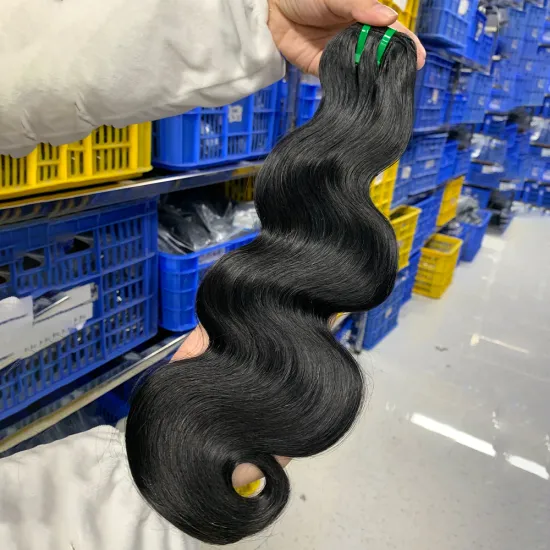 100% Virgin Natural Brazilian Remy Hair Weave & Raw Unprocessed Indian Temple Yaki Weaving
