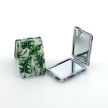 Compact Handheld ABS Plastic Hand Mirror with Custom Logo for Women's Makeup