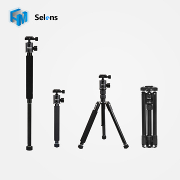 Selens Professional T-170 Five Sections Travel Aluminium Tripod Monopod for DSLR Cameras