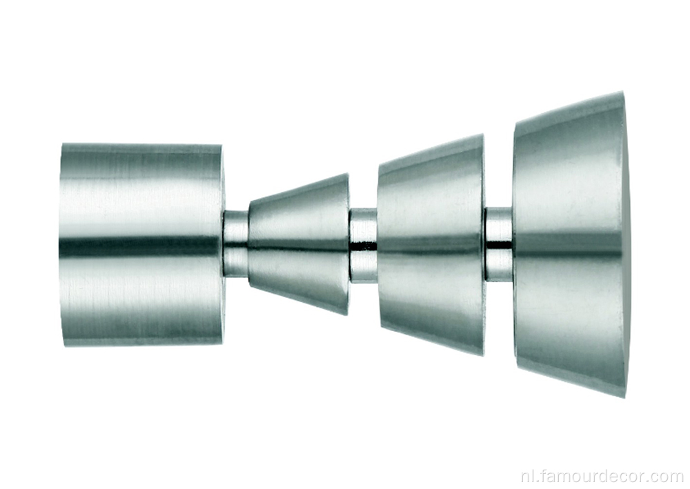 Conical Head Aluminium Legering Gordijnpalen