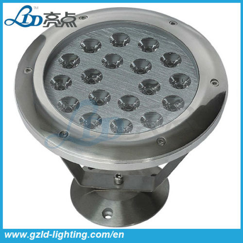 Round led underwater light ip68 18W outdoor swimming pool lghts