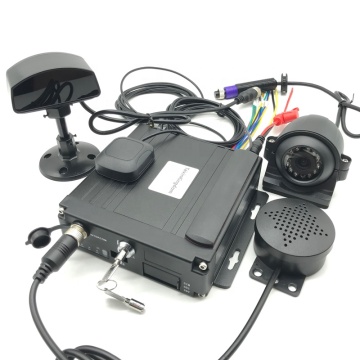 4G GPS Remote Monitoring Host with 4CH SD Card Storage - Turkish Model MDVR with BSD/DMS Functions