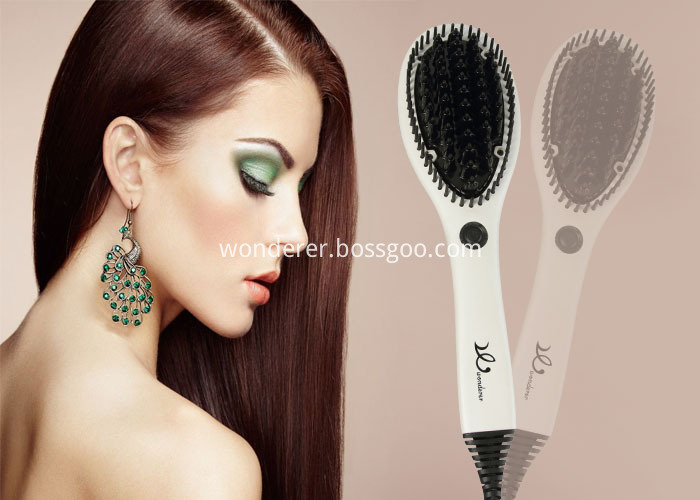 Hair Dryer Brush Straightener