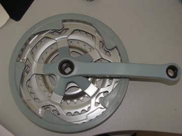 bike parts crank & chainwheel bicycle chainwheel and crank