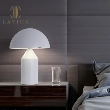 Nordic Style E27 Led White Bedroom Table Lamp