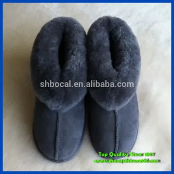 Hot Sale lambskin women casual slipper