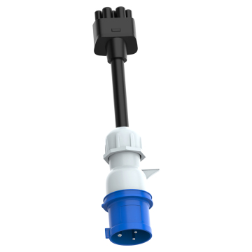 อะแดปเตอร์แบบพกพาแบบพกพา 32A 32A CEE Blue 3-pin สำหรับตัวเชื่อมต่อ Tesla Gen2
