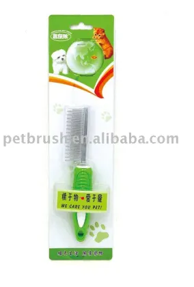pet grooming tools/steel handle pet comb