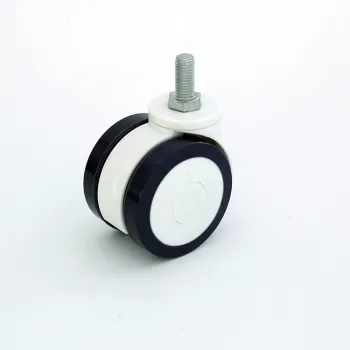 12 series of Full -plastic Double plate medical casters