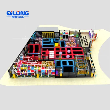 Guangdong Project: Commercial Bungee Jump Trampoline Park