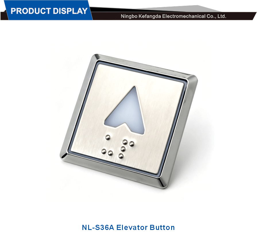 Wear resistant insert button elevator button