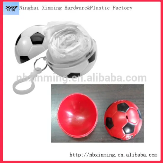 2017 world cup hot sale promotion raincoat ball container
