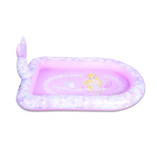 Розовый спринклерный надувной бассейн для детей