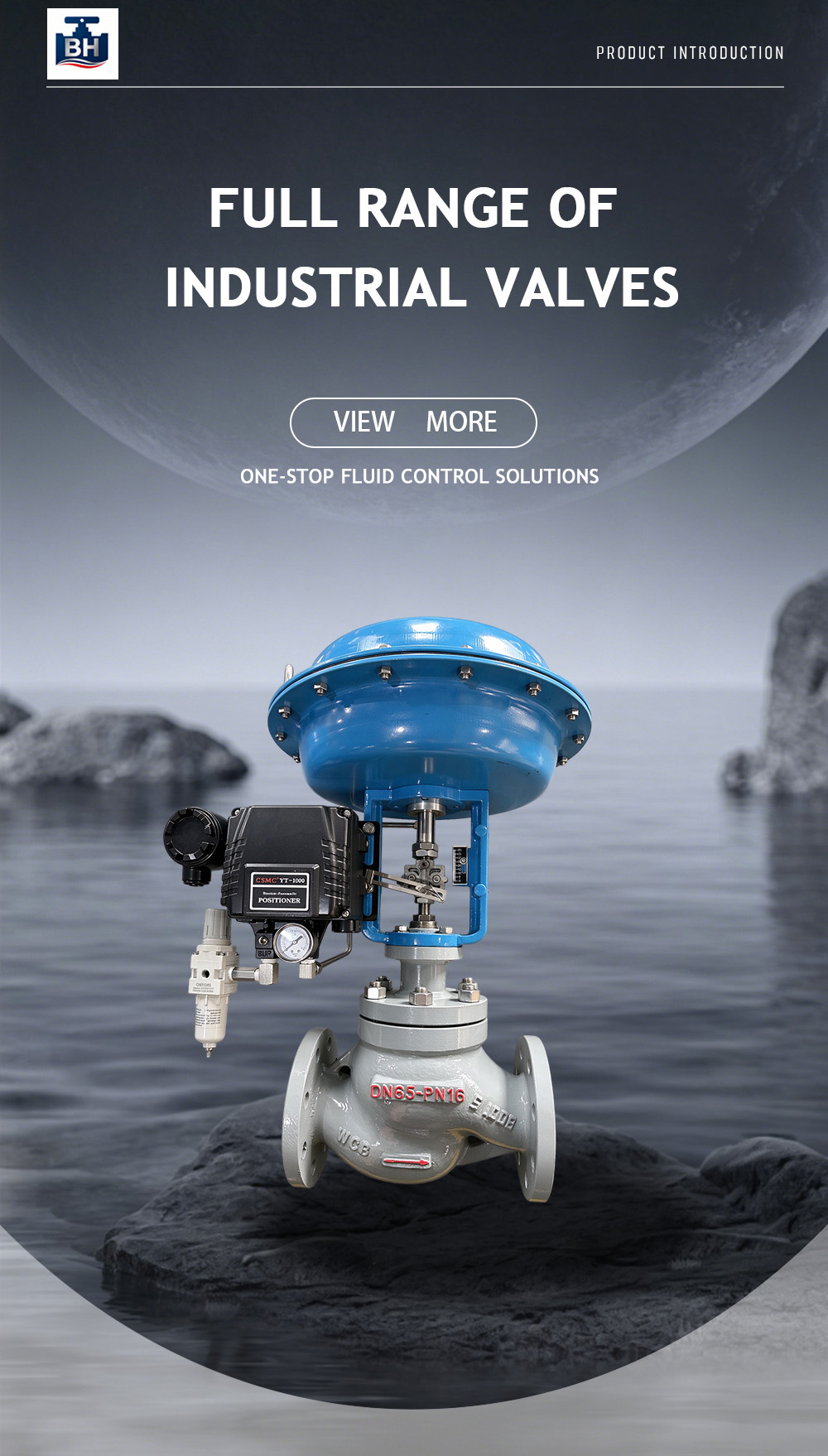 Pneumatic Diaphragm Single‑Seat Control Valve z