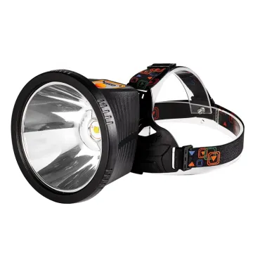 USB Rechargeable LED Fishing Headlamp - Zoom Bright Light Headlight for Night Fishing
