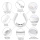 Remote control 2D white neck massager