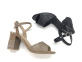 Sandalias de tacón de tacón de mando de tobillo de moda de la moda