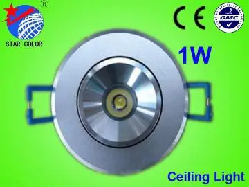 CE ROSH Certification Ceiling Lights 1x1W LED Ceiling Lamps