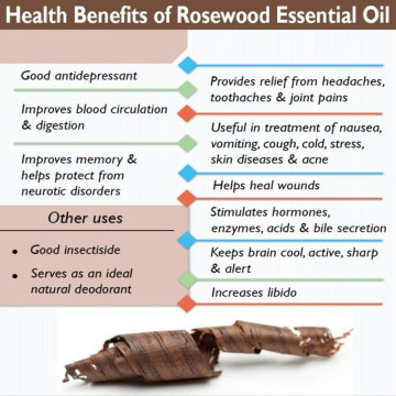 Grosir 100% minyak esensial rosewood kelas terapeutik murni