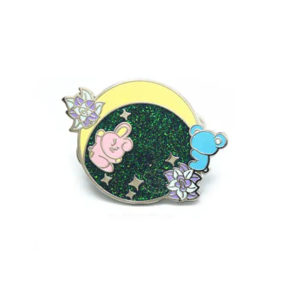 Shiny Enamel Pin Badge