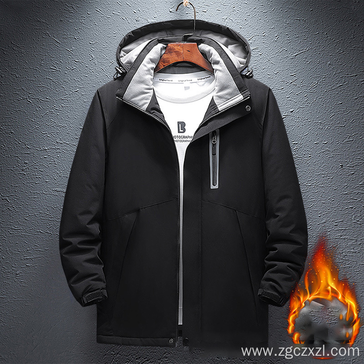 New men's smart heating clothing rechargeable heating jacket
