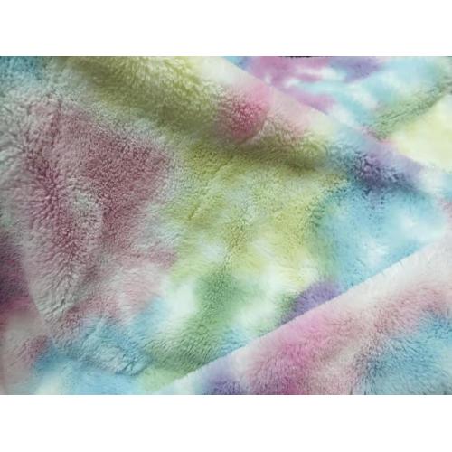 100%polyesterbindningsfärgad PV-fleece stickningstyg