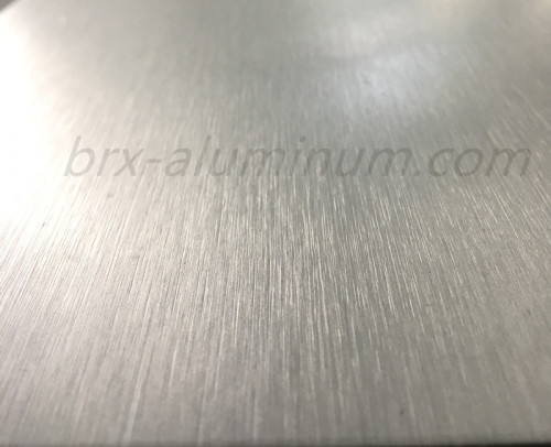 Anodized wiredrawing aluminum alloy plate