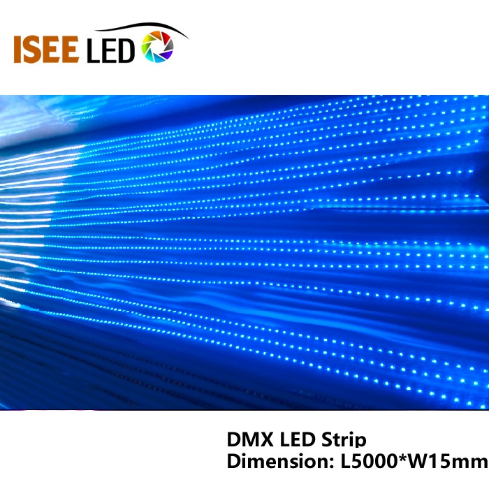 DMX512 RGB 5050 LED borði ræma ljós