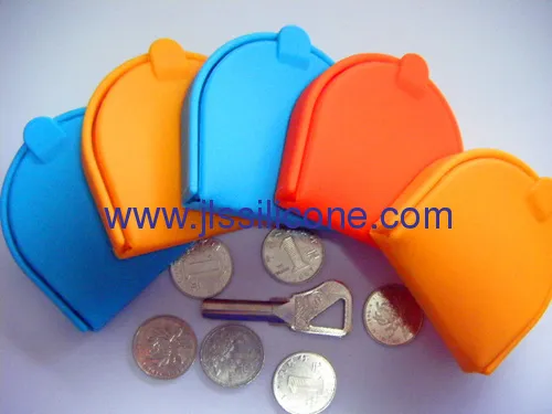 Lady Silicone U Style Coin Bag And Case 