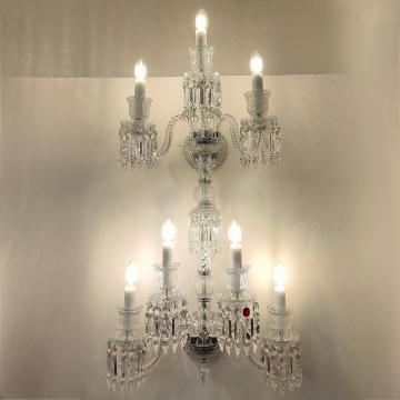 In Stock Fast Delivery: Nordic Modern Dining Pendant Lights with 7 Bulbs & Crystal Glass Wall Lights for Bedroom