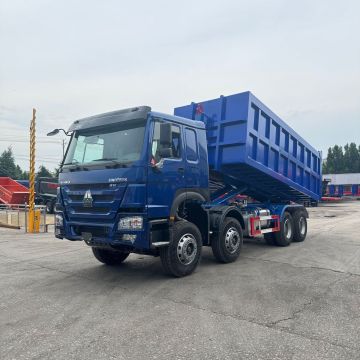 Heavy Duty Hookloader Truck, Hydraulic Hook Lift System Truck For Waste Recycling & Construction Debris