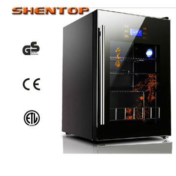 shentop Stainless Steel Tea Cabinet water cooler STH-D62 Low noise horizontal Wine Cooler