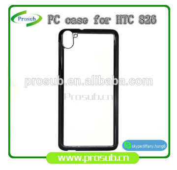 Sublimation heat transfer plastic material anti-knock blank cell phone case cover skin for SFP- HTC 826