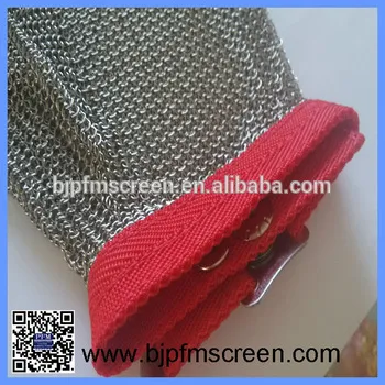 stainless steel chain mail hand gloves