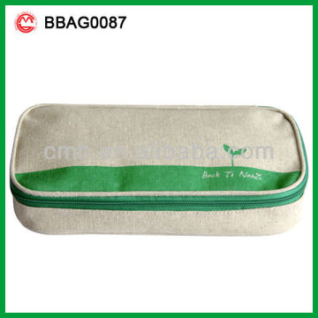 ECO FABRIC ZIPPER PENCIL CASE