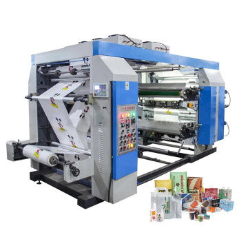 4-Color Flexographic Printing Machine for Plastic Bags: PP Woven & BOPP Film Solutions