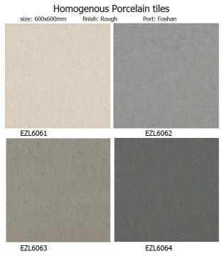 Foshan Good quality and Best price full body design Anti slip outdoor porcelain floor tile with Rough finish EJC6063