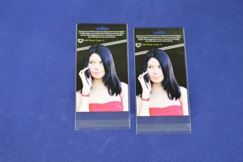 Custom Heat Seal Opp Header Bag For Gift / Chocolate / Clothing