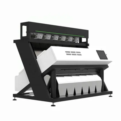 Automatic Rice Color Sorter for Sunflower Seeds, Sesame, Almond, and Grains