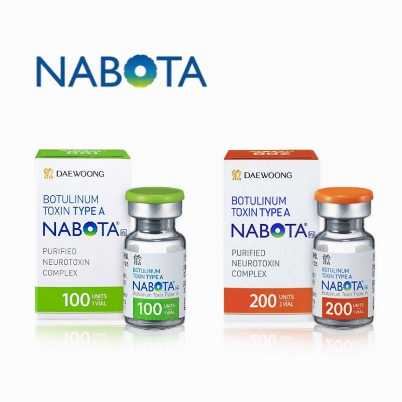 Nabota 100/200 unidades inyección de toxina de botulintoxina