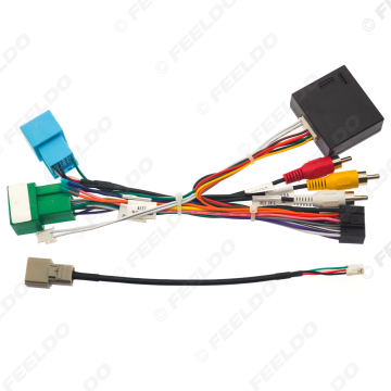 Kabelbaumadapter mit Canbus -Box für Fait Egea 2023+ und Fait Toro 2020-2024 - Auto 16Pin Netzkabel für die Installation der Kopfeinheit