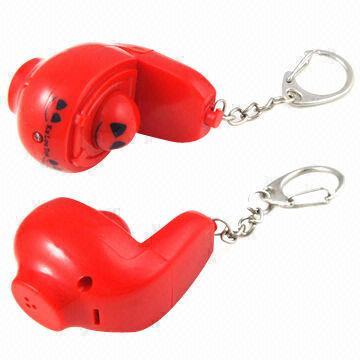 Toilet Shape LED and Sound Keychain, Measures 4 x 5cm